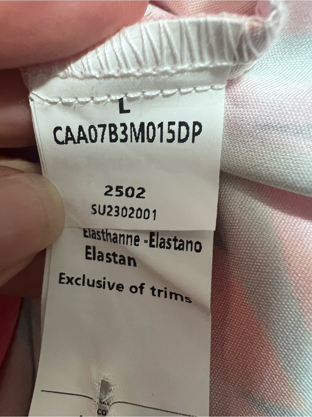 NWOT Cupshe Pink Teal Tropical Print Cover-Up Size Large - Picture 8 of 8